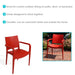 TLA-155-4PK Outdoor/Patio Furniture/Outdoor Chairs