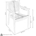 TLA-767-4PK Outdoor/Patio Furniture/Outdoor Chairs