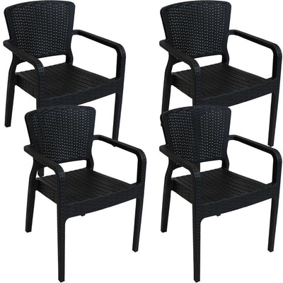 Product Image: TLA-767-4PK Outdoor/Patio Furniture/Outdoor Chairs