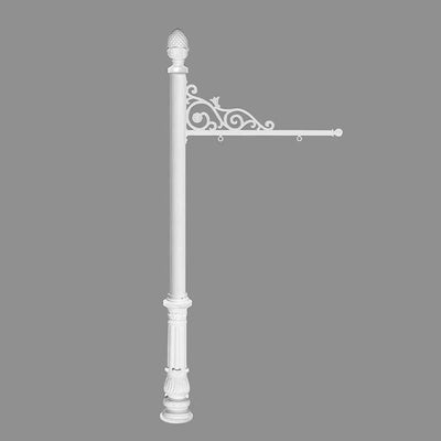 Product Image: REPST-703-WHT Outdoor/Mailboxes & Address Signs/Address Sign Posts