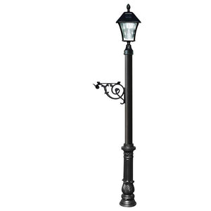 LPST-700-SL-BL Outdoor/Mailboxes & Address Signs/Mailbox Posts
