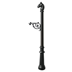LPST-801-BL Outdoor/Mailboxes & Address Signs/Mailbox Posts