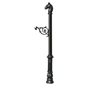 LPST-701-BL Outdoor/Mailboxes & Address Signs/Mailbox Posts