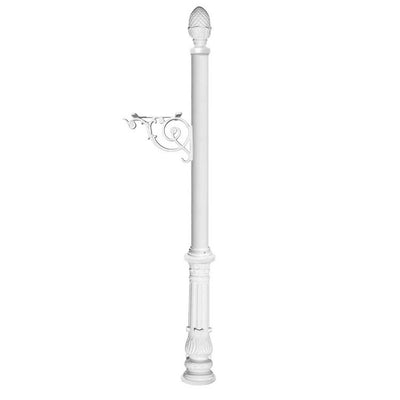 Product Image: LPST-703-WHT Outdoor/Mailboxes & Address Signs/Mailbox Posts