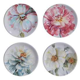 Spring Bouquet Salad Plates Set of 4 Assorted
