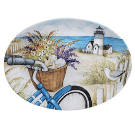 By the Sea Oval Platter