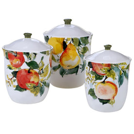 Ambrosia Three-Piece Canister Set