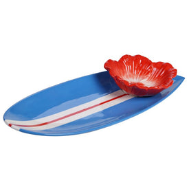 By the Sea 3-D Surfboard Chip & Dip Server