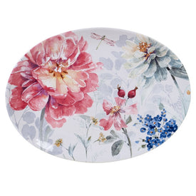 Spring Bouquet Oval Platter