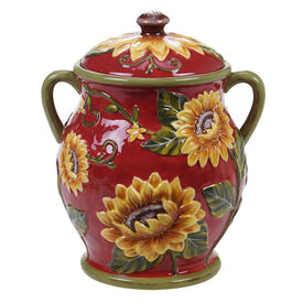 Sunflower Sunset Biscuit Jar