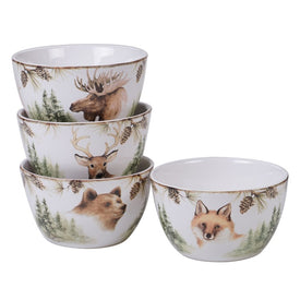 Mountain Retreat 5.5" x 3" Ice Cream Bowls Set of 4