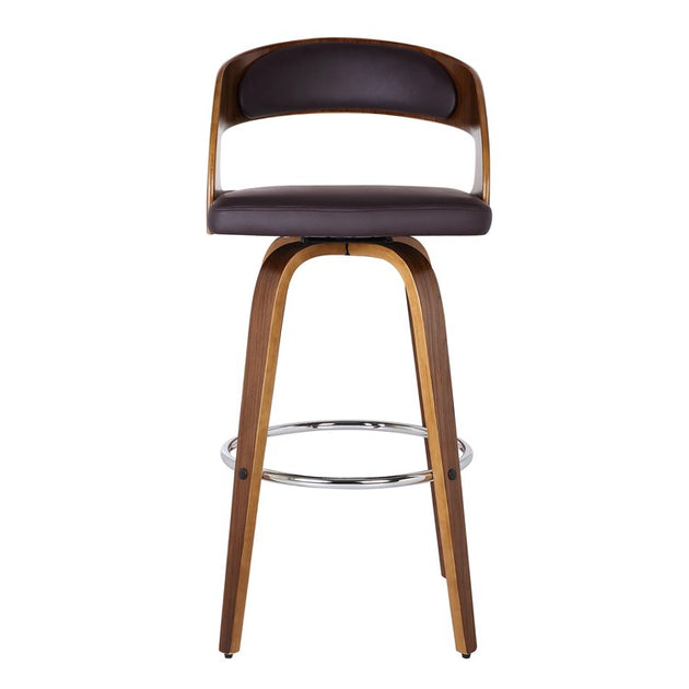 Armen Living LCSHBABRWA26 - Shelly Bar Stool | Riverbend Home