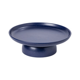 Pacifica 11" Footed Plate - Blueberry