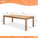 SCRINRECBIG-6CANNESGR-LOT Outdoor/Patio Furniture/Patio Dining Sets