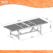 SCLEY-8CANNESGR-LOT Outdoor/Patio Furniture/Patio Dining Sets