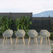 SCLEY-8CANNESGR-LOT Outdoor/Patio Furniture/Patio Dining Sets