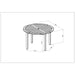 SCOLDBU-ROUND-LOT Outdoor/Patio Furniture/Outdoor Tables