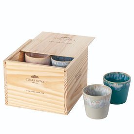 Grespresso Lungo Cups Set of 8 in Gift Box - Multi-Color
