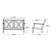 4502-WH145991 Outdoor/Patio Furniture/Outdoor Sofas