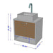 242BMC69 Bathroom/Vanities/Single Vanity Cabinets with Tops