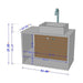 241BMC96 Bathroom/Vanities/Single Vanity Cabinets with Tops