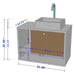 241BMC69 Bathroom/Vanities/Single Vanity Cabinets with Tops