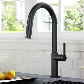 Oletto Single Handle Pull Down Kitchen Faucet
