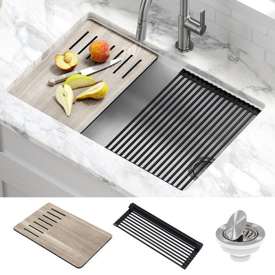 Product Image: KGUW1-30WH Kitchen/Kitchen Sinks/Undermount Kitchen Sinks