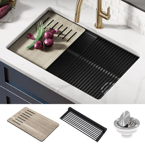 KGUW2-30MBL Kitchen/Kitchen Sinks/Undermount Kitchen Sinks
