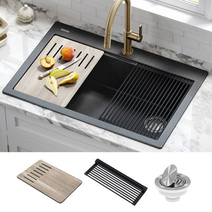 KGTW2-33MBL Kitchen/Kitchen Sinks/Drop In Kitchen Sinks