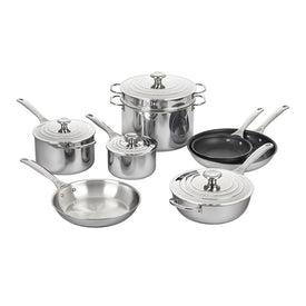 12-Piece Stainless Steel Cookware Set