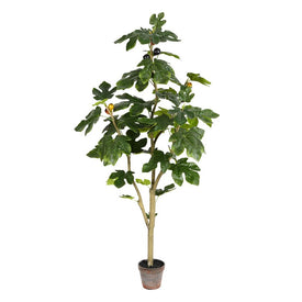 4' Artificial Potted Fig Tree