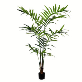 7" Artificial Potted Kentia Palm