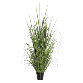 48" Artificial Green Potted Ryegrass