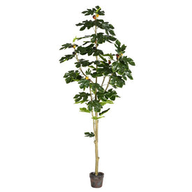 6' Artificial Potted Fig Tree