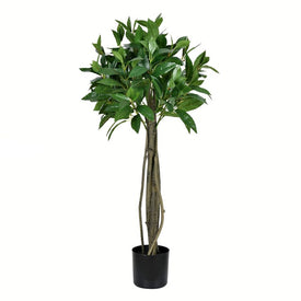 3' Artificial Potted Bay Leaf Tree