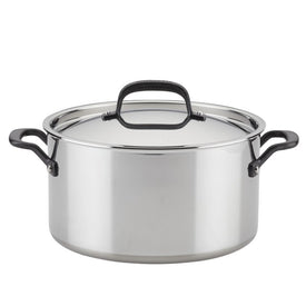 5-Ply Clad Stainless Steel 8-Quart Stockpot with Lid