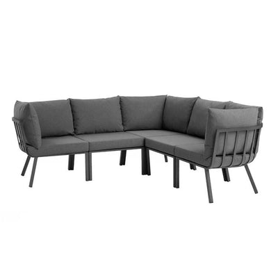 Product Image: EEI-3789-SLA-CHA Outdoor/Patio Furniture/Outdoor Sofas