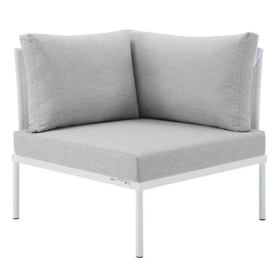 Product Image: EEI-4539-WHI-GRY Outdoor/Patio Furniture/Outdoor Chairs
