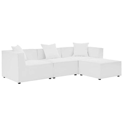 EEI-4380-WHI Outdoor/Patio Furniture/Outdoor Sofas