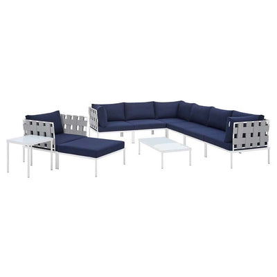 Product Image: EEI-4953-GRY-NAV-SET Outdoor/Patio Furniture/Outdoor Sofas