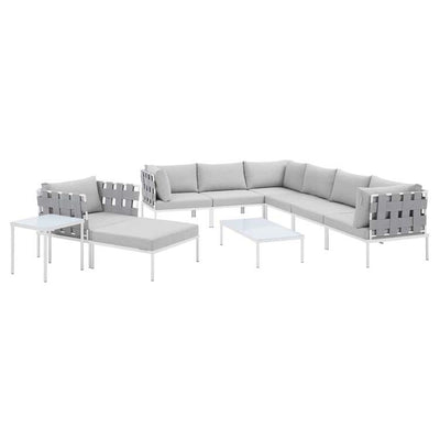 Product Image: EEI-4953-GRY-GRY-SET Outdoor/Patio Furniture/Outdoor Sofas