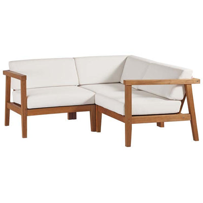 Product Image: EEI-4258-NAT-WHI-SET Outdoor/Patio Furniture/Outdoor Sofas