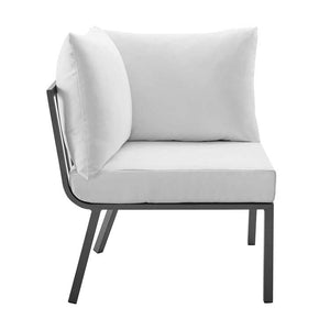 EEI-3781-SLA-WHI Outdoor/Patio Furniture/Outdoor Sofas