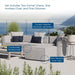 EEI-4380-GRY Outdoor/Patio Furniture/Outdoor Sofas