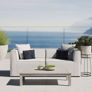 EEI-4377-WHI Outdoor/Patio Furniture/Outdoor Sofas