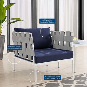 EEI-4956-GRY-NAV Outdoor/Patio Furniture/Outdoor Chairs