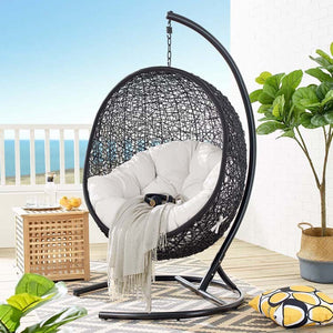 EEI-3943-BLK-WHI Outdoor/Patio Furniture/Outdoor Chairs