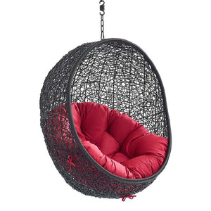 EEI-3636-BLK-RED Outdoor/Patio Furniture/Outdoor Chairs