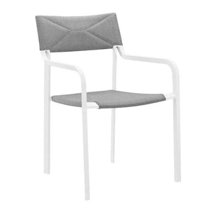 EEI-3573-WHI-GRY Outdoor/Patio Furniture/Outdoor Chairs